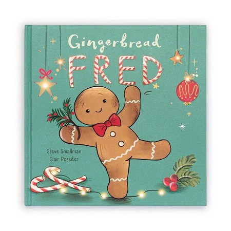 JellyCat - „Gingerbread Fred” Książeczka dla Dzieci