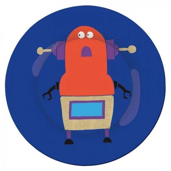 Talerz deserowy fi 20 cm dla dzieci, seria Roboty | Maison Petit Jour®