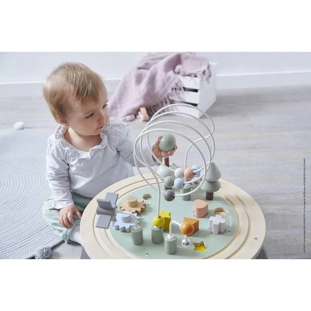 Wielofunkcyjny stolik edukacyjny drewniany z regulacją wysokości Sweet Cocoon, Janod