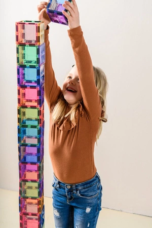 COBLO, magnetyczne klocki konstrukcyjne Basic 100 + 10 brokat GRATIS EDYCJA LIMITOWANA