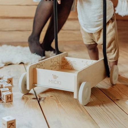Chodzik/pchacz Micki Premium drewniany