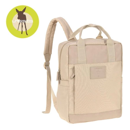 Lassig Green Label Plecak dla mam kwadratowy z akcesoriami Vividal Backpack humus