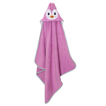 Zoocchini Ręcznik dla Niemowlaka z Kapturem Pingwin