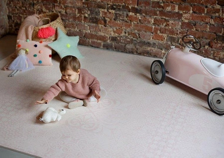 TODDLEKIND Mata do zabawy piankowa podłogowa Prettier Playmat Persian Blossom Light Pink