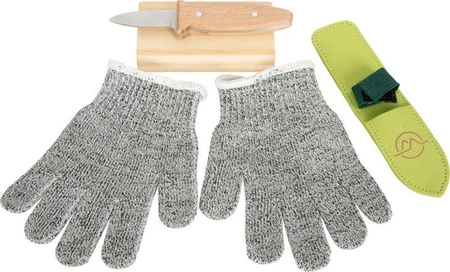 Zestaw Mały Odkrywca z nożykiem do rzeźbienia w drewnie Discover Small Foot 12385 Outdoor