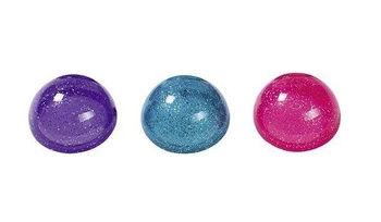 Przezroczyste, skaczące półkule, 3 wzory.