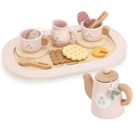 VIGA PolarB Drewniany Zestaw do Herbaty Herbaciana Fantazja