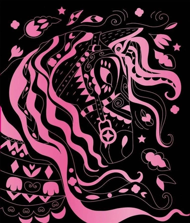 Zestaw kreatywny Do zdrapywania Konie i jednorożce 7+, Janod