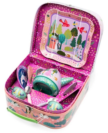 Bajkowy Świat zestaw do herbaty w walizce 11 elementów