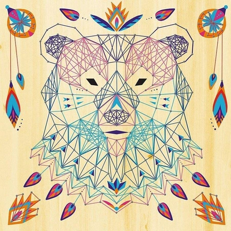 Zestaw kreatywny Przeplatanka 3D String art Zwierzęta 8+, Janod