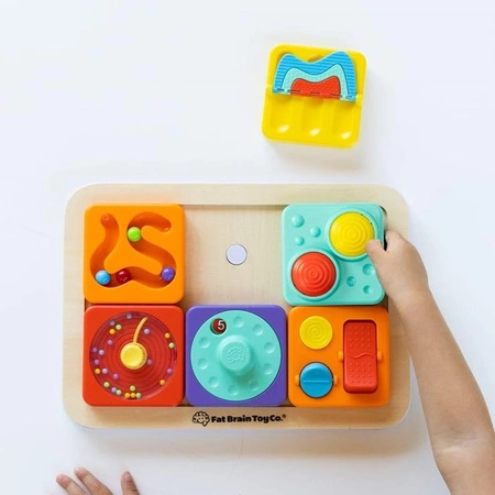Fat Brain Toy Zabawka Sensoryczna Kwadraty Play Tab Zestaw 1