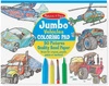 Kolorowanka Jumbo Pojazdy 14205-Melissa & Doug, kolorowanki dla chłopców
