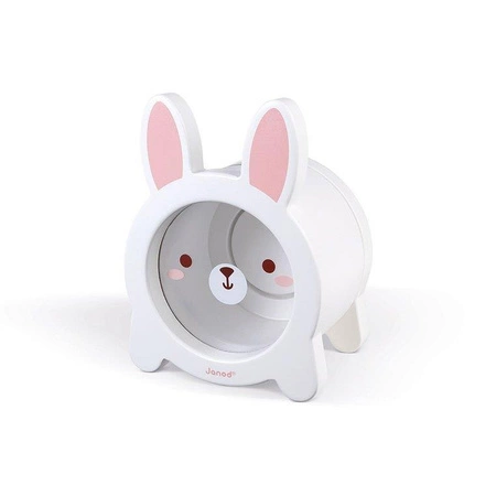 Drewniana skarbonka Królik, Janod