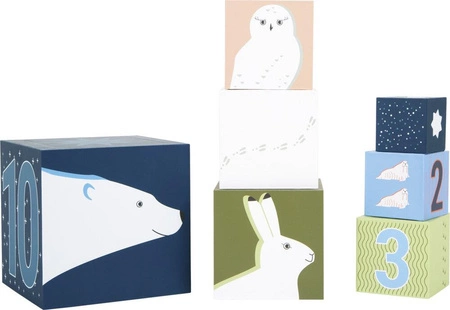 Kostki do układania wieża Arktyka Small Foot 12441