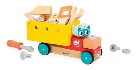 Janod Ciężarówka do składania do ciągnięcia Brico ‘Kids 2+