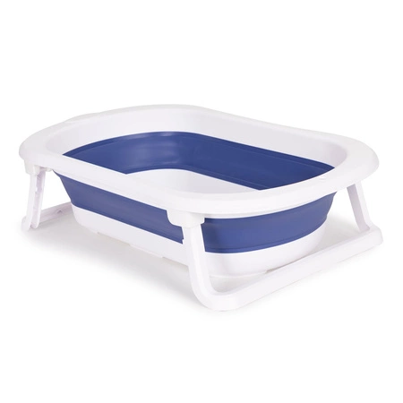 Wanienka dla dzieci wanna niebieska składana z odpływem