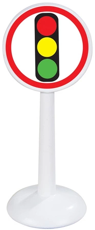 WOOPIE Zestaw Edukacyjny Mini Znaków Drogowych 16 el. + Samochodzik