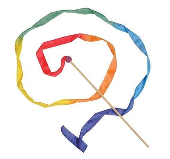 Szarfa jedwabna, tęczowa, Grimm's