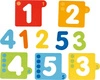 Drewniana układanka warstwowa cyfry na piątkę 57410-Goki, puzzle edukacyjne