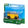 BRIO World Wagon ze Słoniem Safari