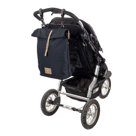 Lassig Green Label Plecak dla mam z akcesoriami Rolltop Backpack night blue
