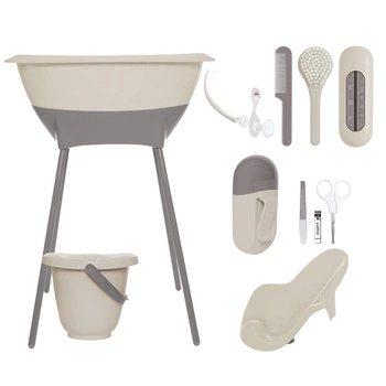 Zestaw kąpielowy 8 elem. LUMA Almond