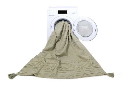 Dywan bawełniany Tribu Olive L 170x240 cm Lorena Canals