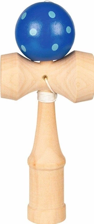 Gra drewniana Niebieska Kendama 63891-Goki, zabawki zręcznościowe