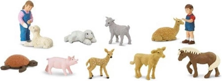 Safari Ltd. Zestaw Figurek - Małe Zwierzątka z Mini Zoo