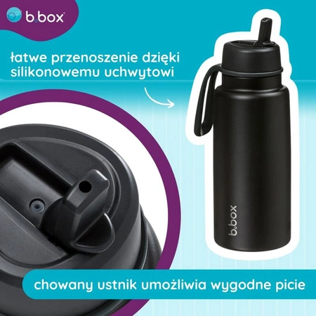Butelka termiczna ze składanym ustnikiem – termos ze stali nierdzewnej 1l Deep Space, b.box