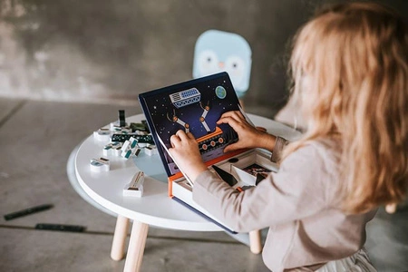 Magnetyczna układanka Kosmos Magnetibook, Janod