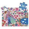 Puzzle tekturowe KSIĘŻNICZKA I PAW 36 el. DJ07300