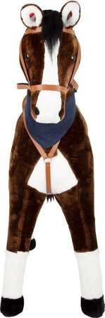 Duży stojący koń z dźwiękami XL Brown 11179-Small Foot, koniki dla dzieci