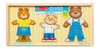 Drewniana układanka Ubierz Trzy Misie Melissa & Doug 13770