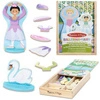 Drewniana układanka magnetyczna ubrania Wróżka i Baletnica 40322-Melissa & Doug, układanki dla dzieci