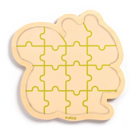 Drewniane puzzle w ramce WIEWIÓRKA DJ01824