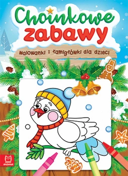 Choinkowe zabawy malowanki i łamigłówki dla dzieci