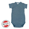 Lodger Body kopertowe niemowlęce krótki rękaw bawełniane niebieskie Ciumbelle Dragonfly r. 68