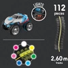 SMOBY Flextreme Neon Tor Samochodowy z Autem Zestaw Startowy