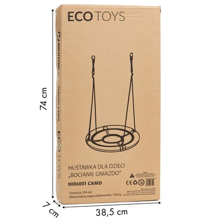 Huśtawka ogrodowa bocianie gniazdo 100cm ECOTOYS