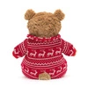 JellyCat - Miś Bartłomiej w Zimowej Piżamce 26 cm