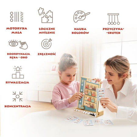 Parking Układanka logiczna dla dzieci 36 mies. + TOPBRIGHT