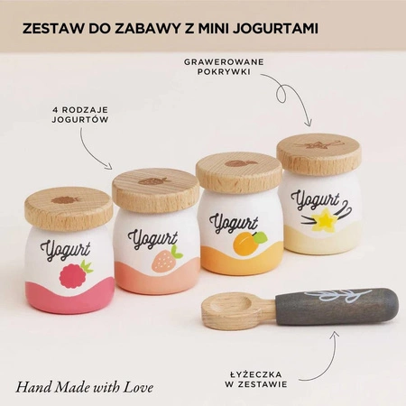 Zestaw Zabawkowy Jogurtów - 5 Elementów Le Toy Van