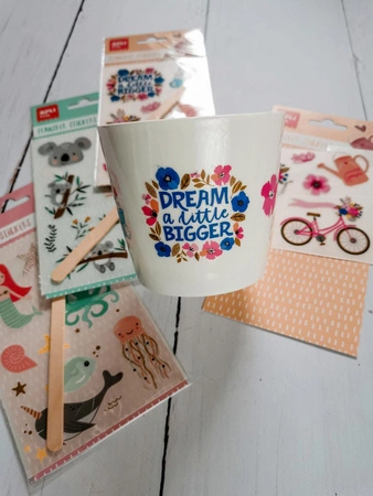 Naklejki transferowe Apli Kids - Kwiaty