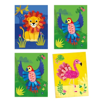 Zestaw artystyczny KOLAŻE MAŁE PĘTLE  DJ09868