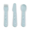 Done by Deer Sztućce dla Dziecka Foodie Happy Dots Blue