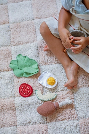 Dywan bawełniany Kitchen Tiles Rose 120x160 cm Lorena Canals