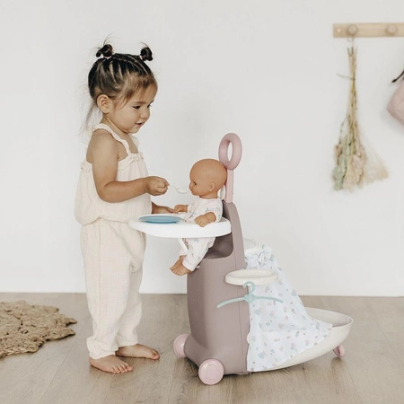 SMOBY Baby Nurse Wielofunkcyjna Walizka z łóżeczkiem dla lalki