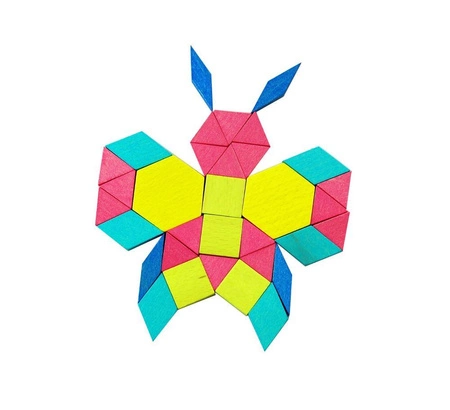 Układanka mozaika w wiaderku