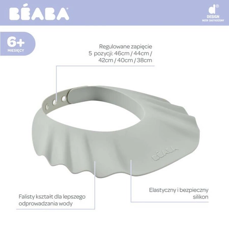 Beaba Silikonowy daszek do mycia głowy Misty green